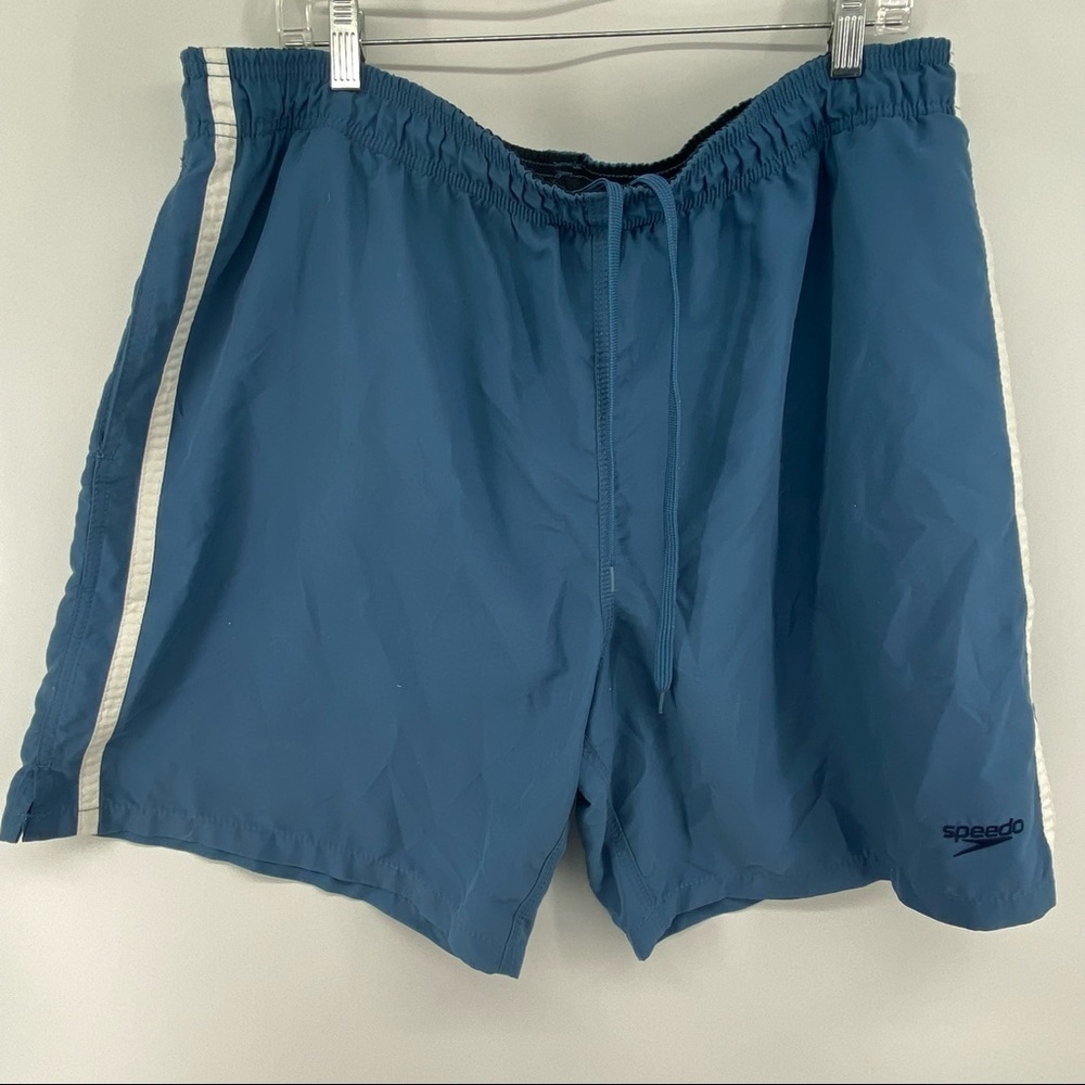 Speedo Sz XL Blue Shorts Swim Trunks